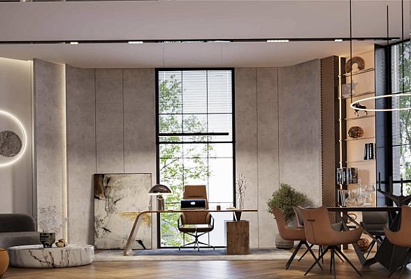 تصميم وتنفيذ مكتب اداري 