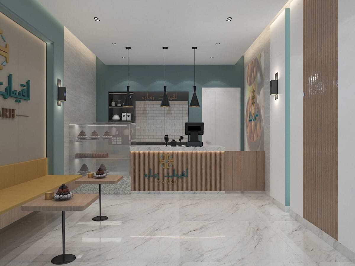 تشطيبات وديكورات معرض تجاري